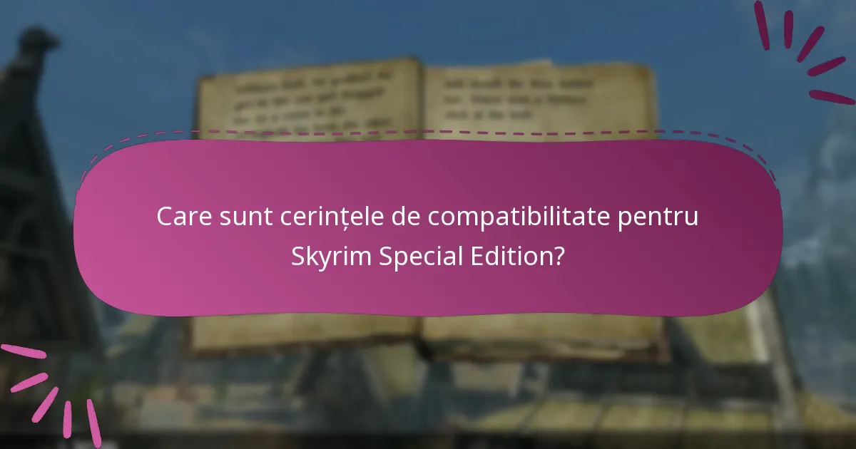 Ce platforme suportă Skyrim Special Edition?